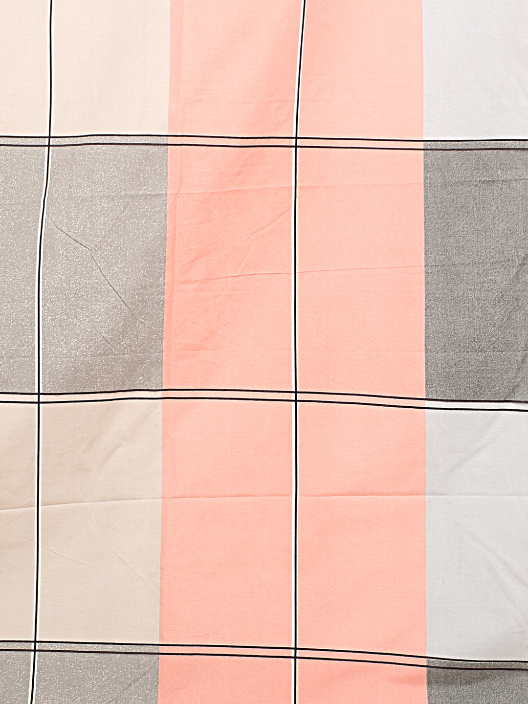Siroki Bond Checked Printed Pillow Cover (17*27)(Pack of 2)
