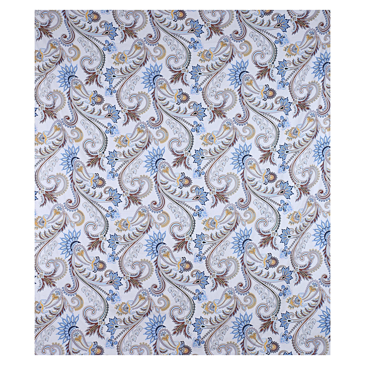 Siroki Bond White Printed Pillow Cover (17*27)