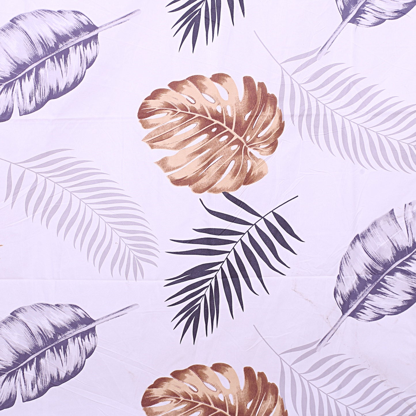 Siroki Bond White Printed Premium Elastic Fitted Bedsheet