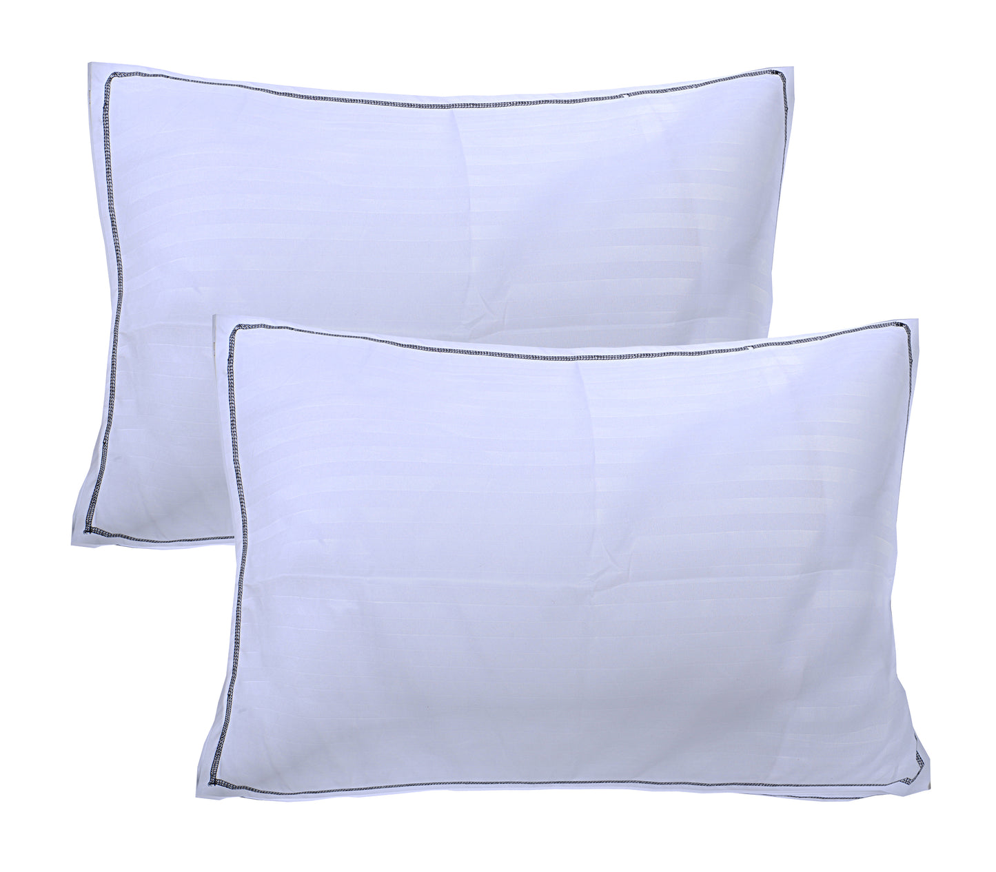 Siroki Bond White Solid Cotton Double Bedsheet