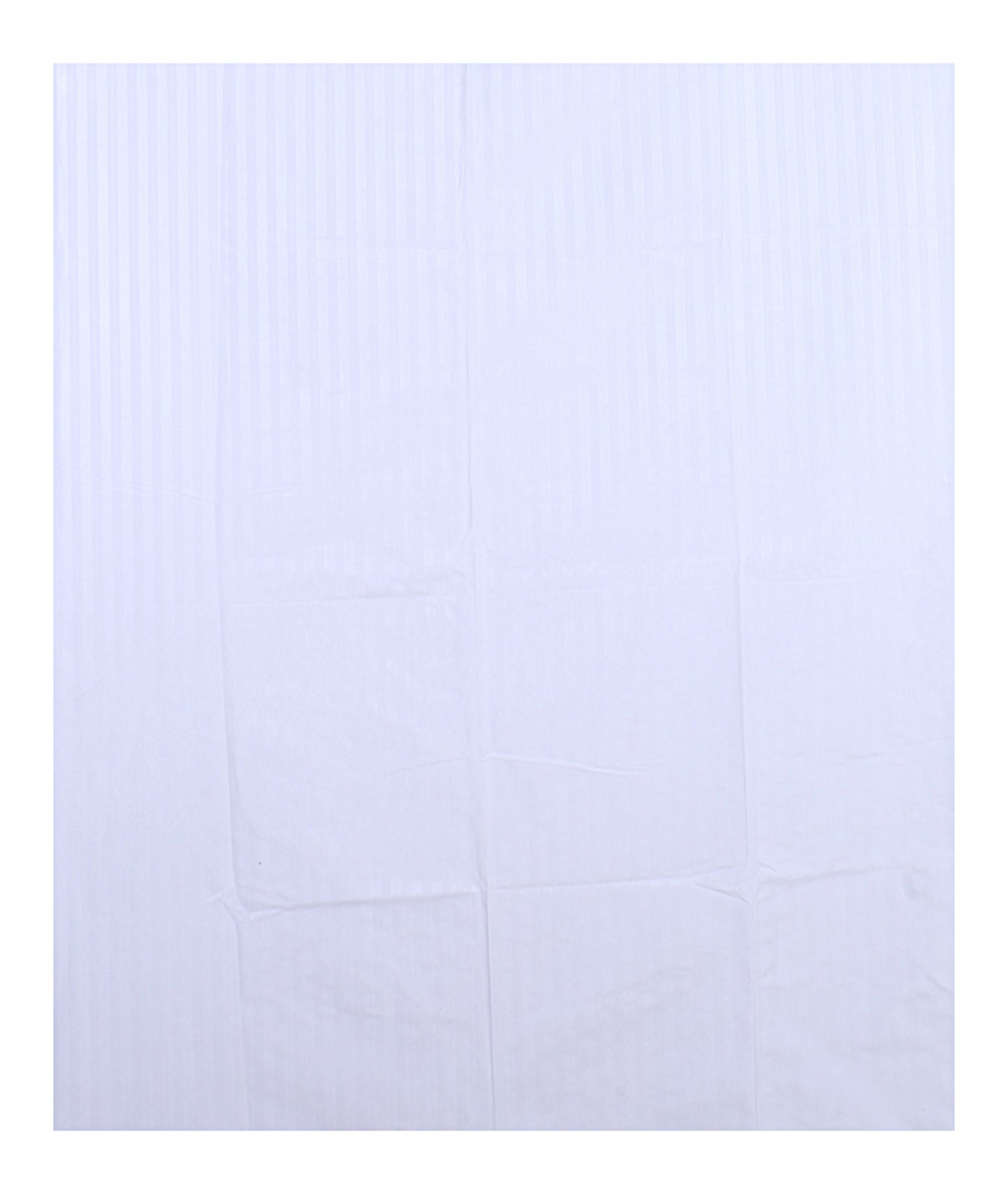 Siroki Bond White Solid Cotton Double Bedsheet