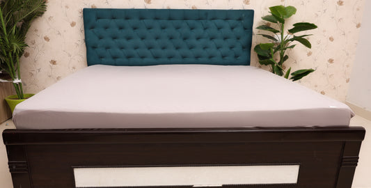 Siroki Bond Terry Cotton Waterproof Mattress Protector for Living Room, Bedroom & Home Mattress Protector ( Gray)