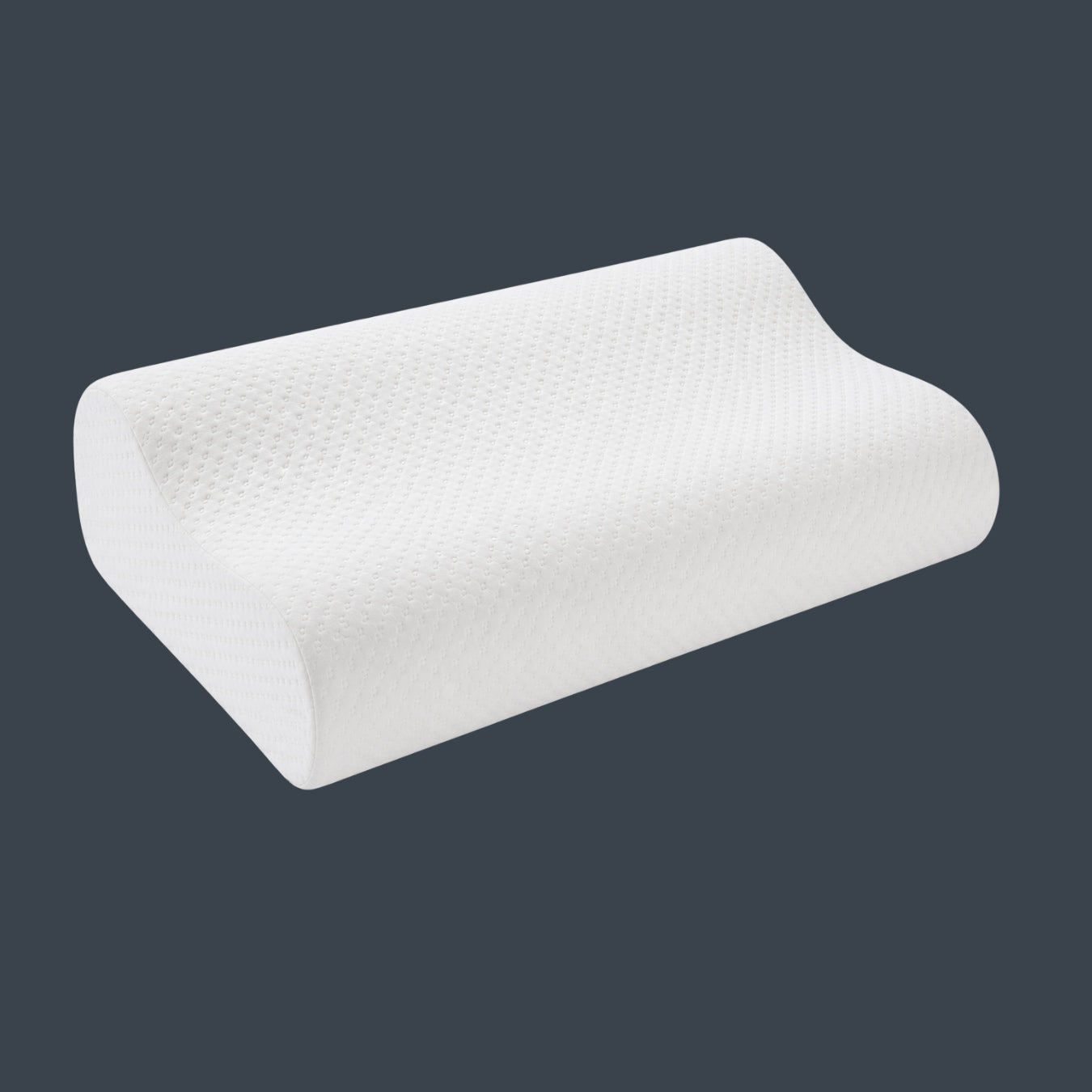 Siroki Bond Memory Foam Contour Sleeping Pillow (White)