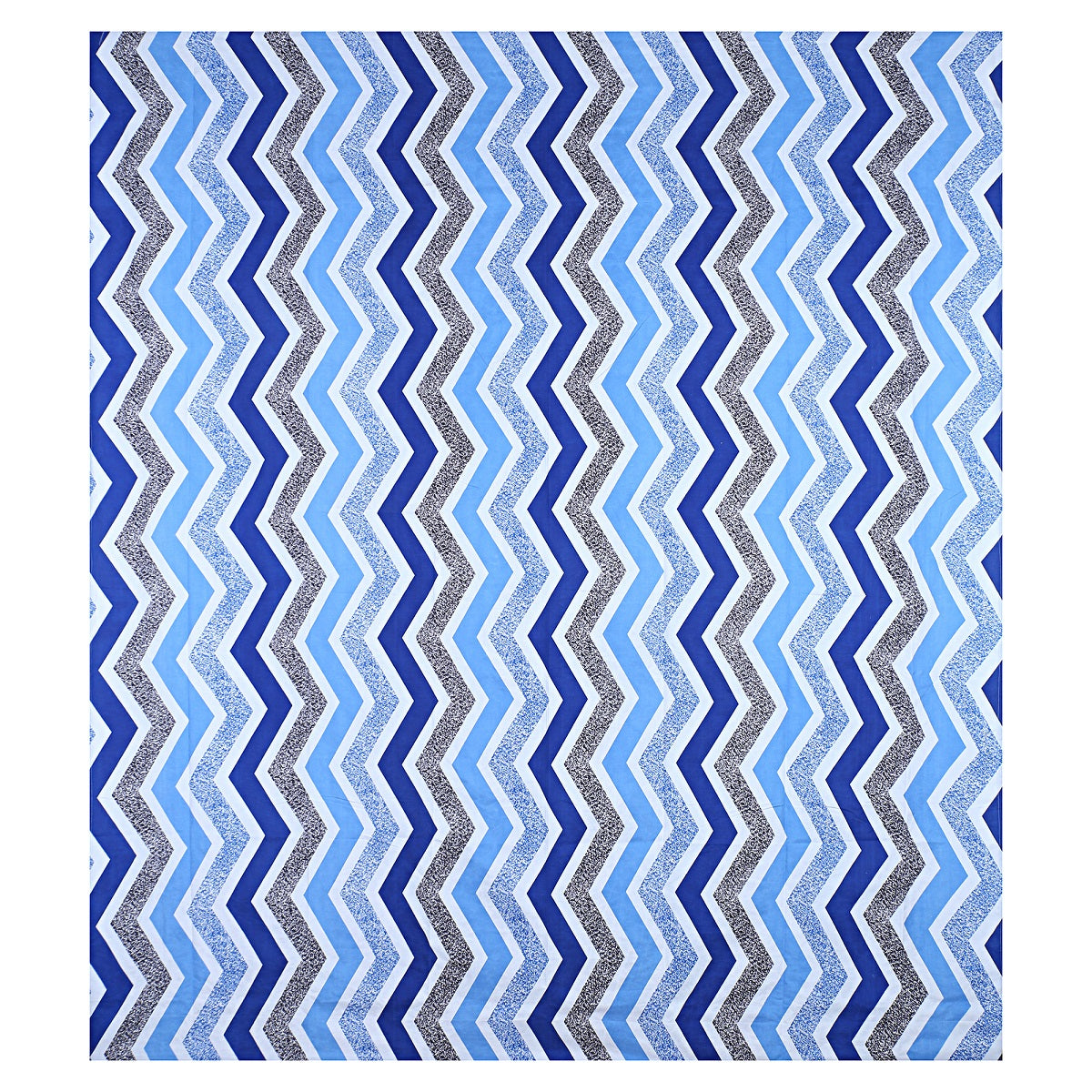 Siroki Bond Dark Blue Printed Pillow Cover (17*27)