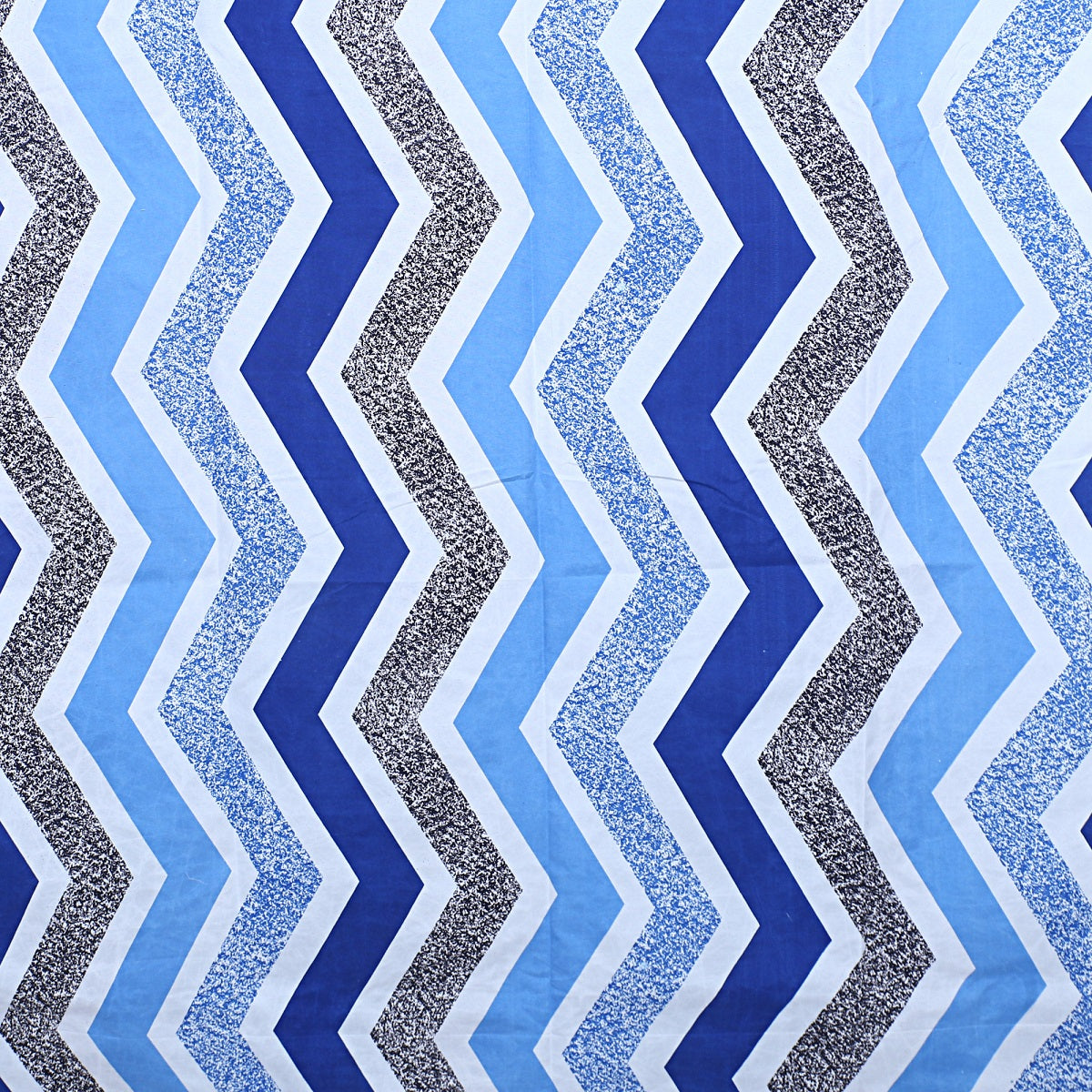 Siroki Bond Dark Blue Printed Pillow Cover (17*27)