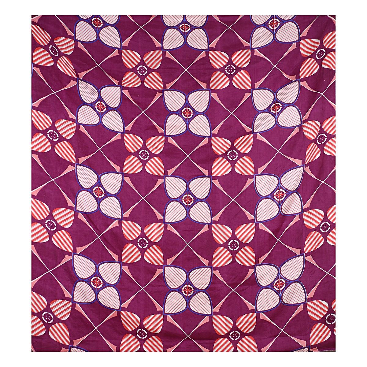 Siroki Bond Maroon Printed Pillow Cover (17*27)