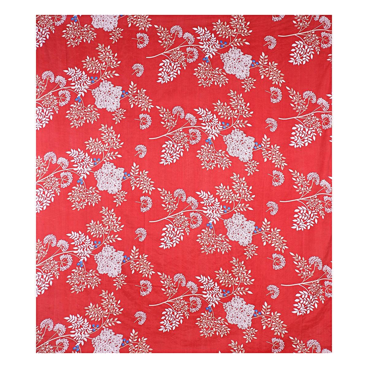 Siroki Bond Red Printed Pillow Cover (17*27)
