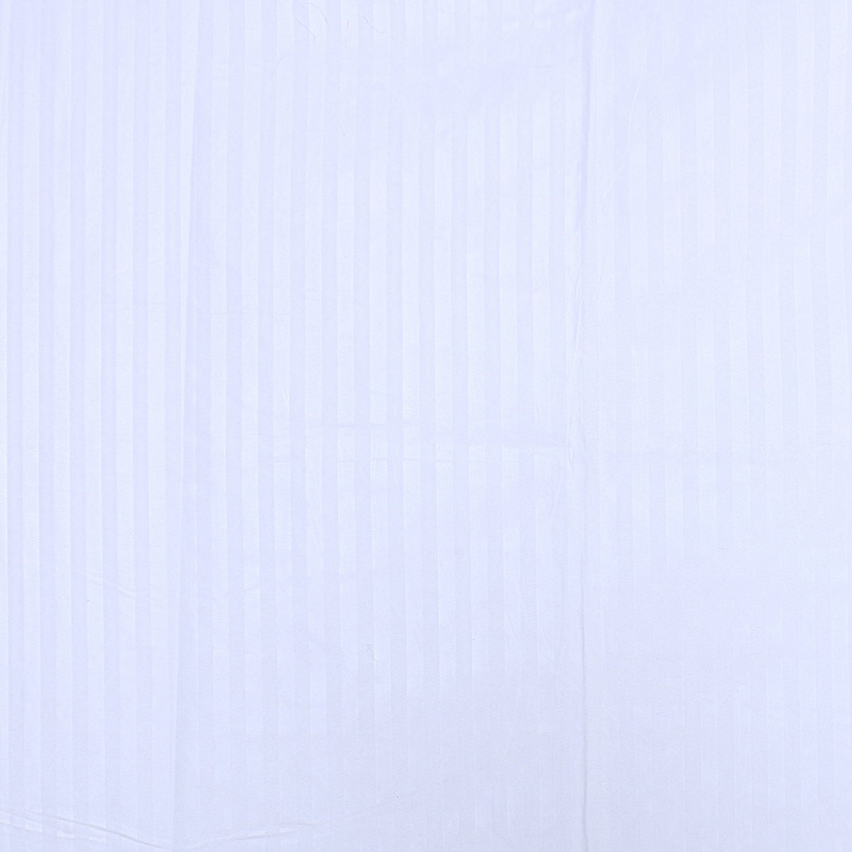 Siroki Bond Fitted White Solid Double Bed Cotton Bedsheet