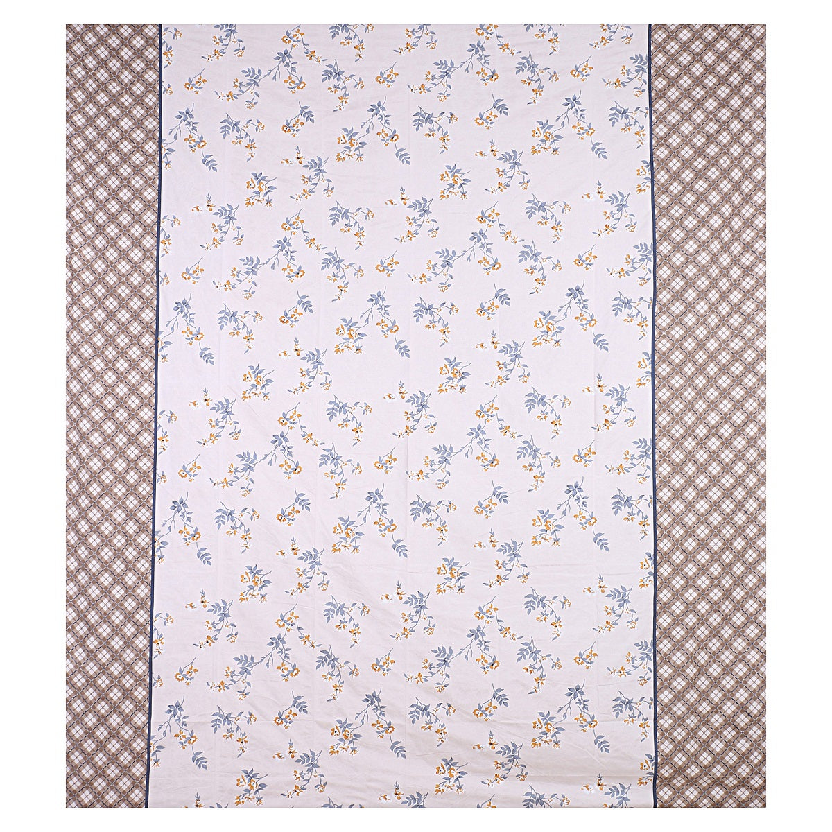 Siroki Bond Premium White Printed Pillow Cover (17*27)