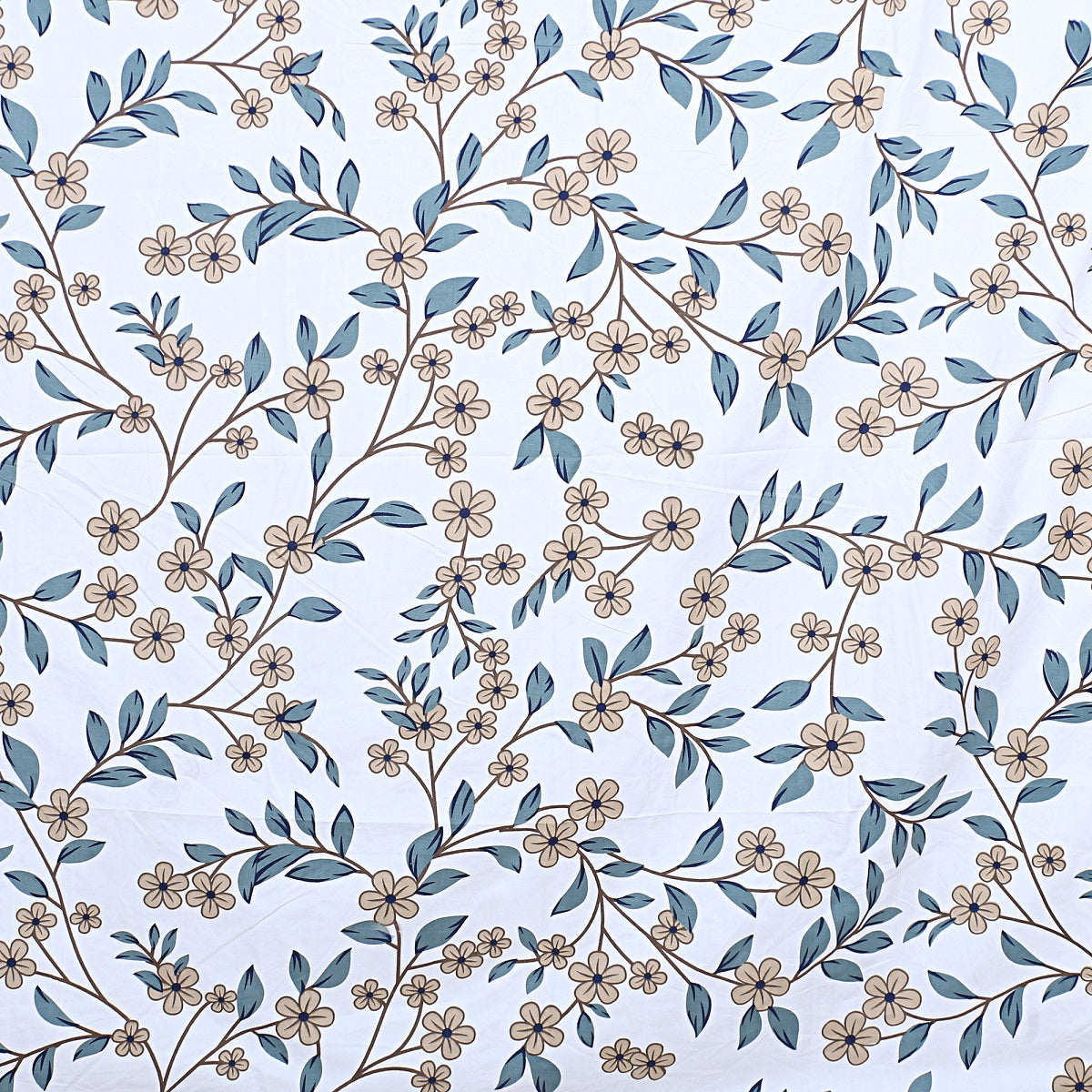 Siroki Bond Premium Navy Printed Pillow Cover (17*27)