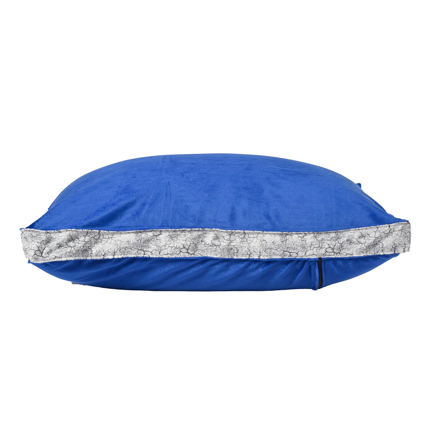 Siroki bond Soft Blue Sleeping Velvet Pillow with Cover