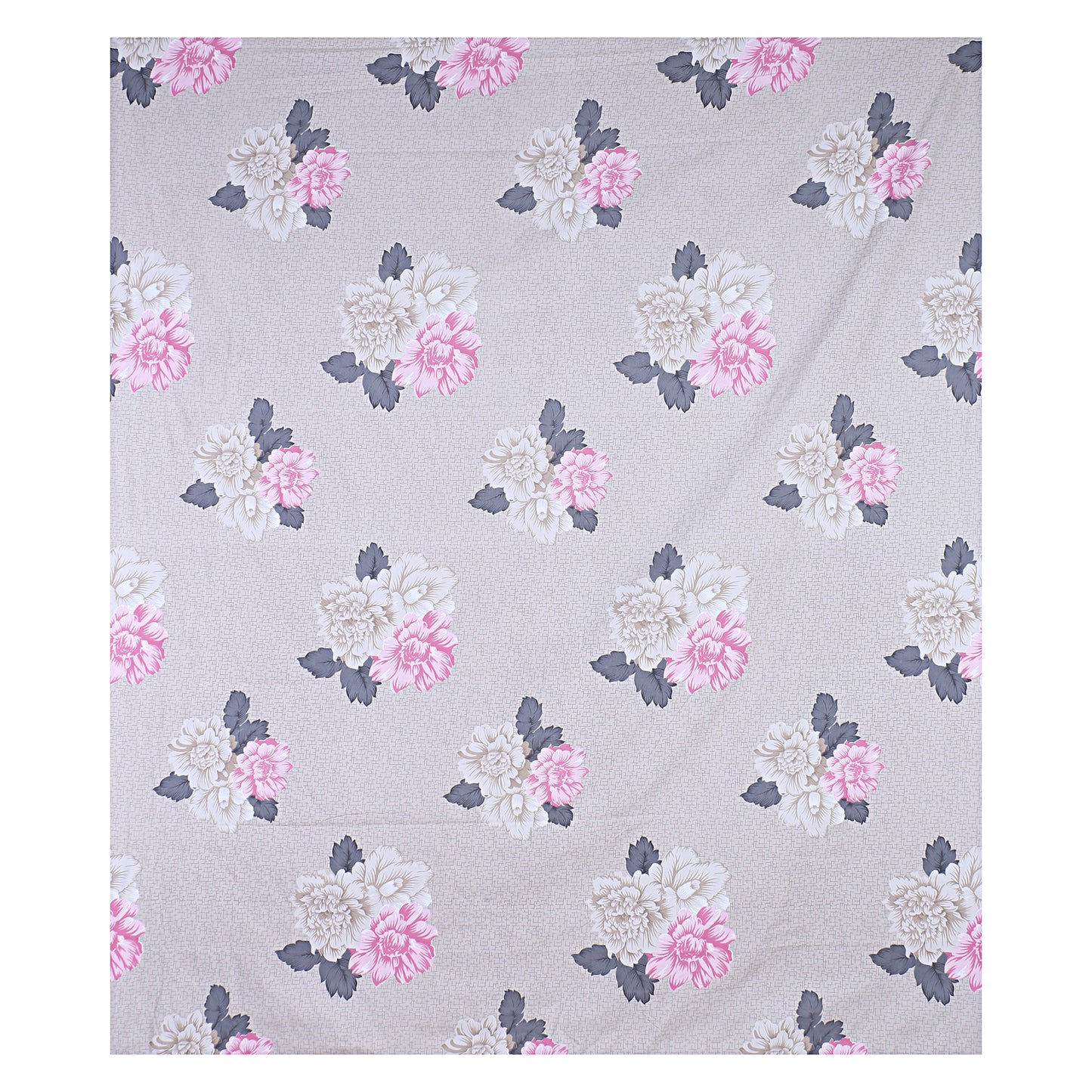 Siroki Bond Sea Green Floral Printed Premium Bed Sheet