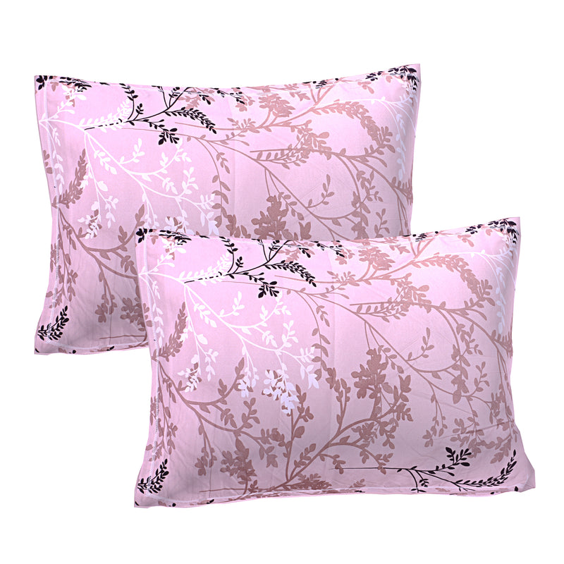 Siroki Bond Peach Premium Printed Pillow Cover (17*27)