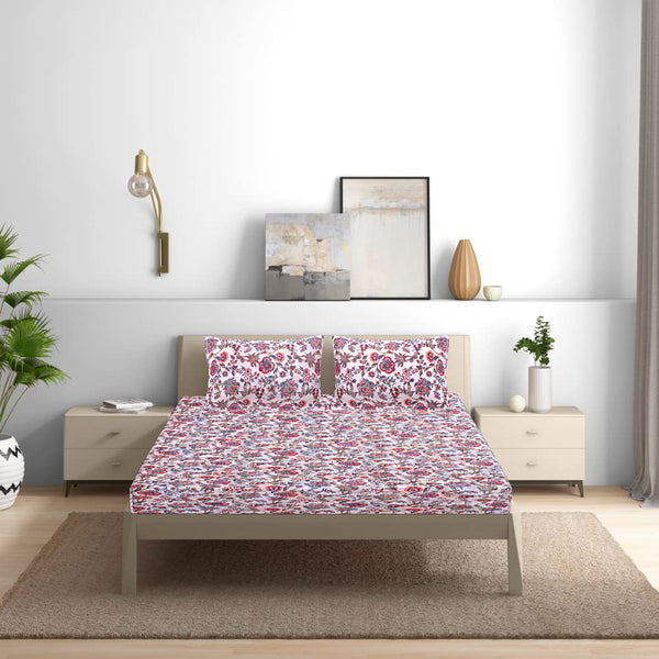 Siroki Bond Multicolor Printed Premium Single Bedsheet