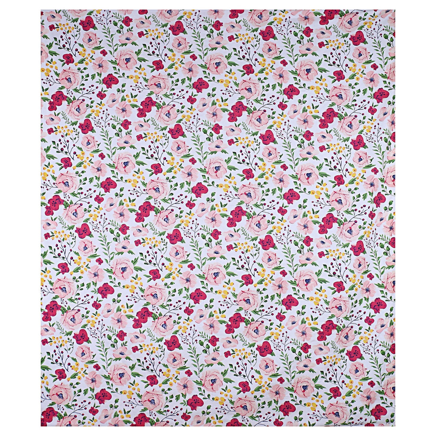 Siroki Bond Pink Printed Pillow Cover (17*27)