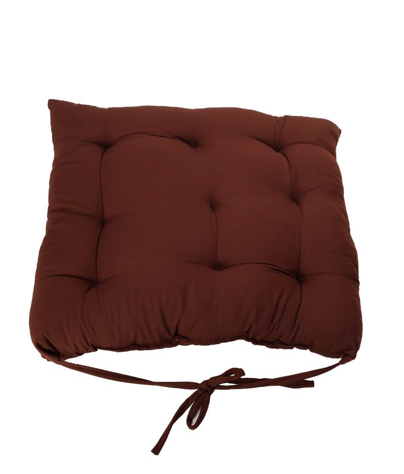 Siroki Bond Brown Soft Sitting Cushion Chair Pad