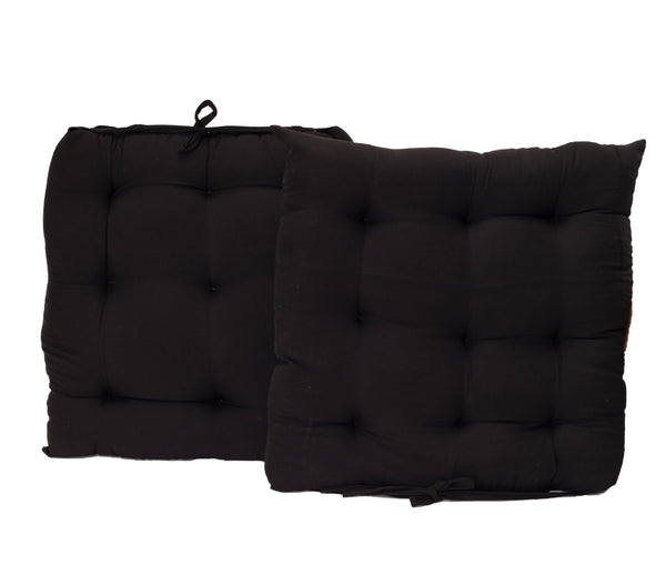 Siroki Bond Black Soft Sitting Cushion Chair Pad