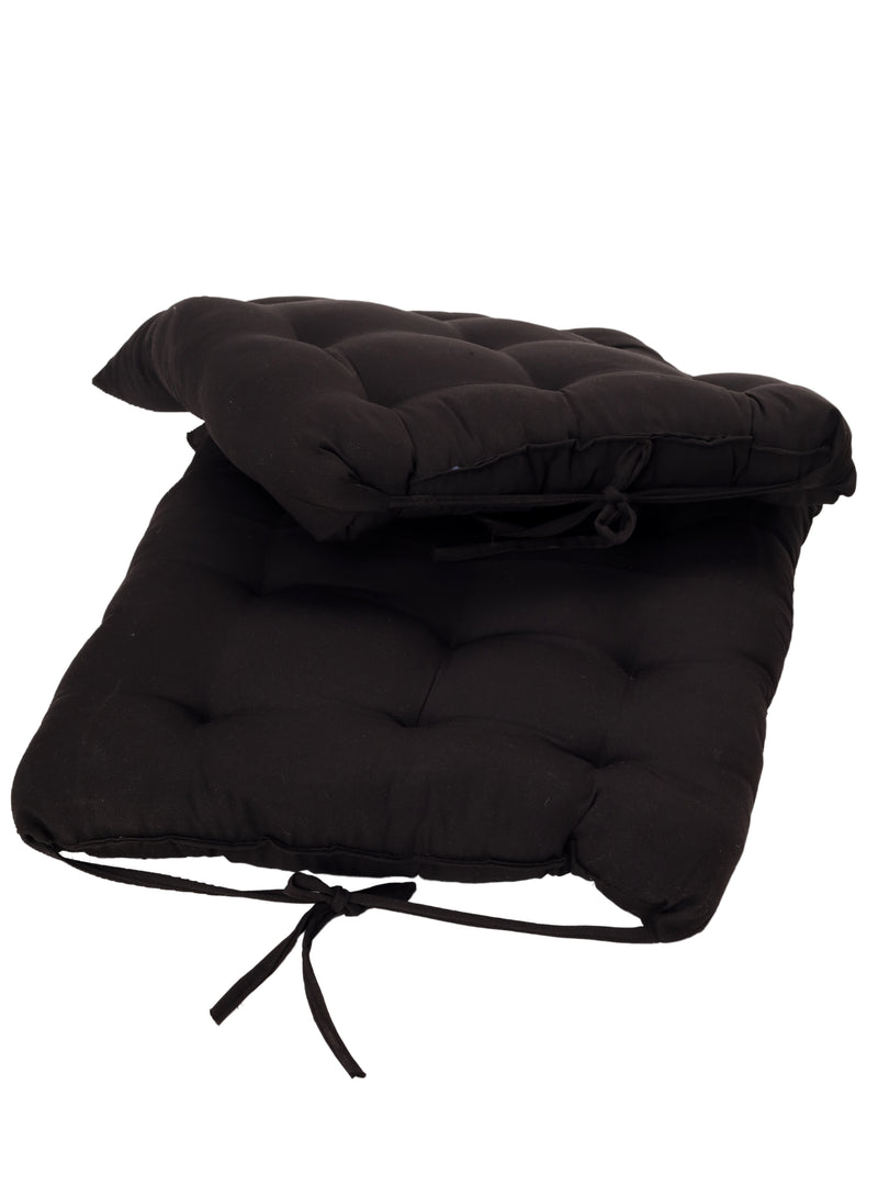 Siroki Bond Black Soft Sitting Cushion Chair Pad