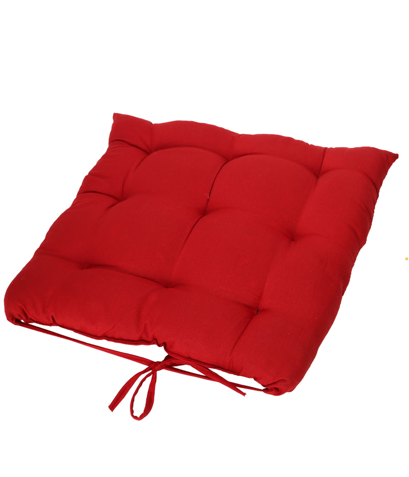 Siroki Bond Red Soft Sitting Cushion Chair Pad