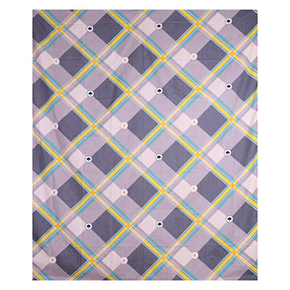 Siroki Bond Green Printed Cotton King Bedsheet