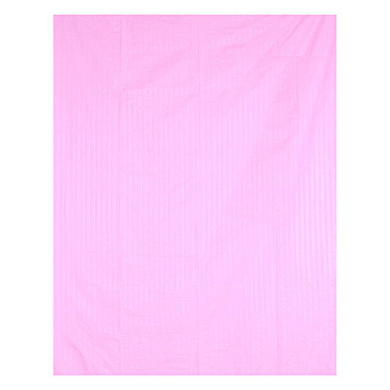 Siroki Bond Pink Solid Cotton Double Bedsheet