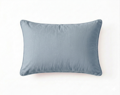 Siroki Bond Microfiber Filling Plain Sleeping Pillow (Grey) (16x24)