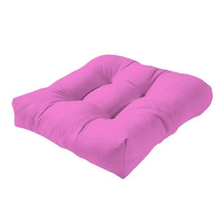 Siroki Bond Purple Solid Microfiber Sitting Box Chair Pad