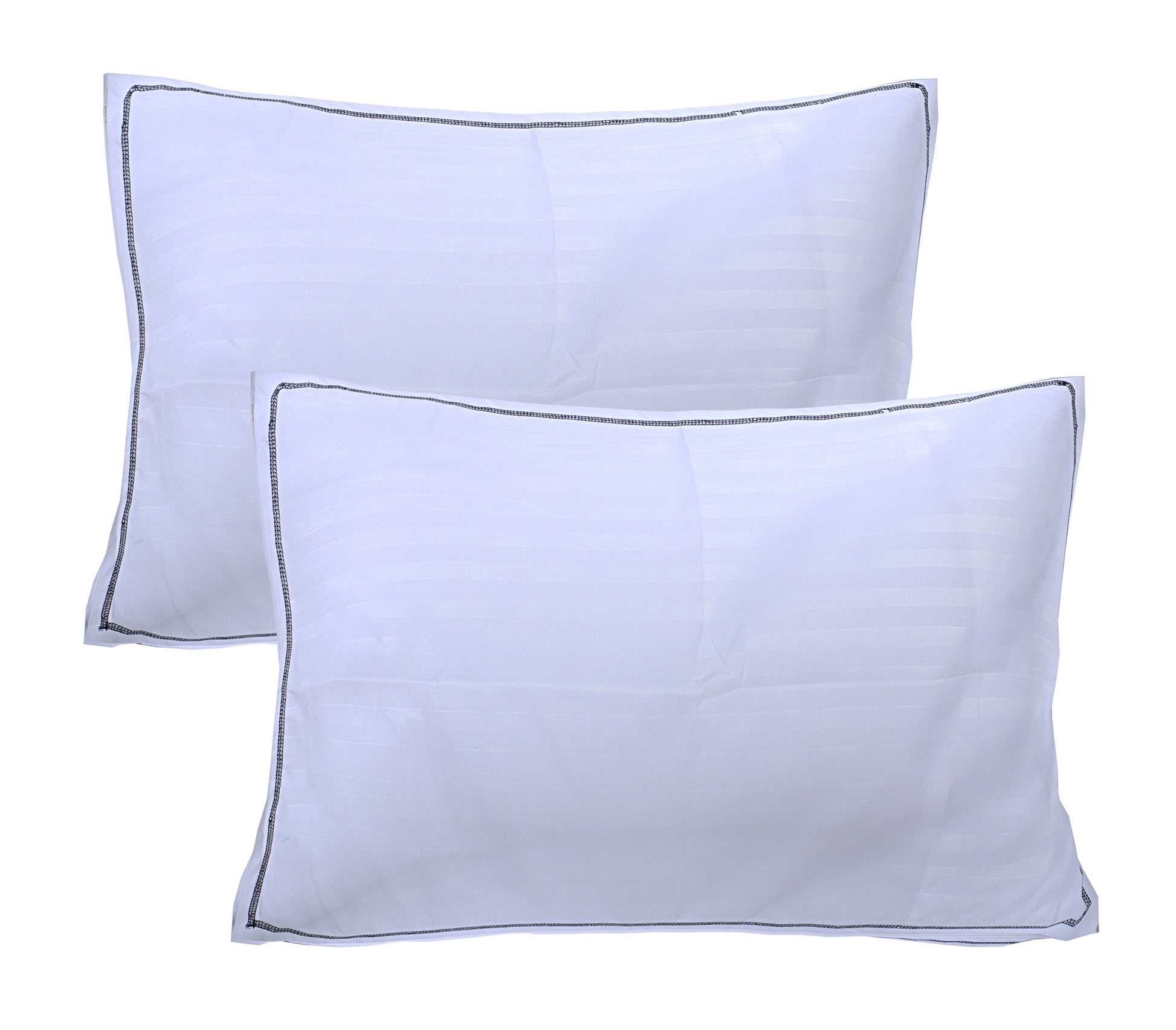 Siroki Bond White Solid Cotton Double Bedsheet