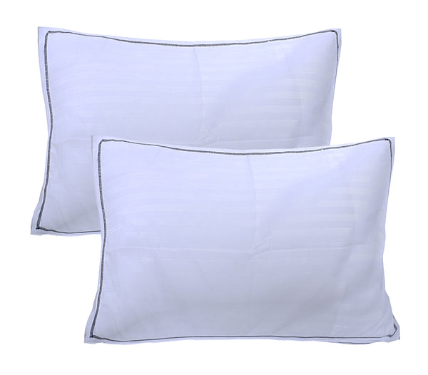 SIROKI BOND White Solid Cotton King Bedsheet