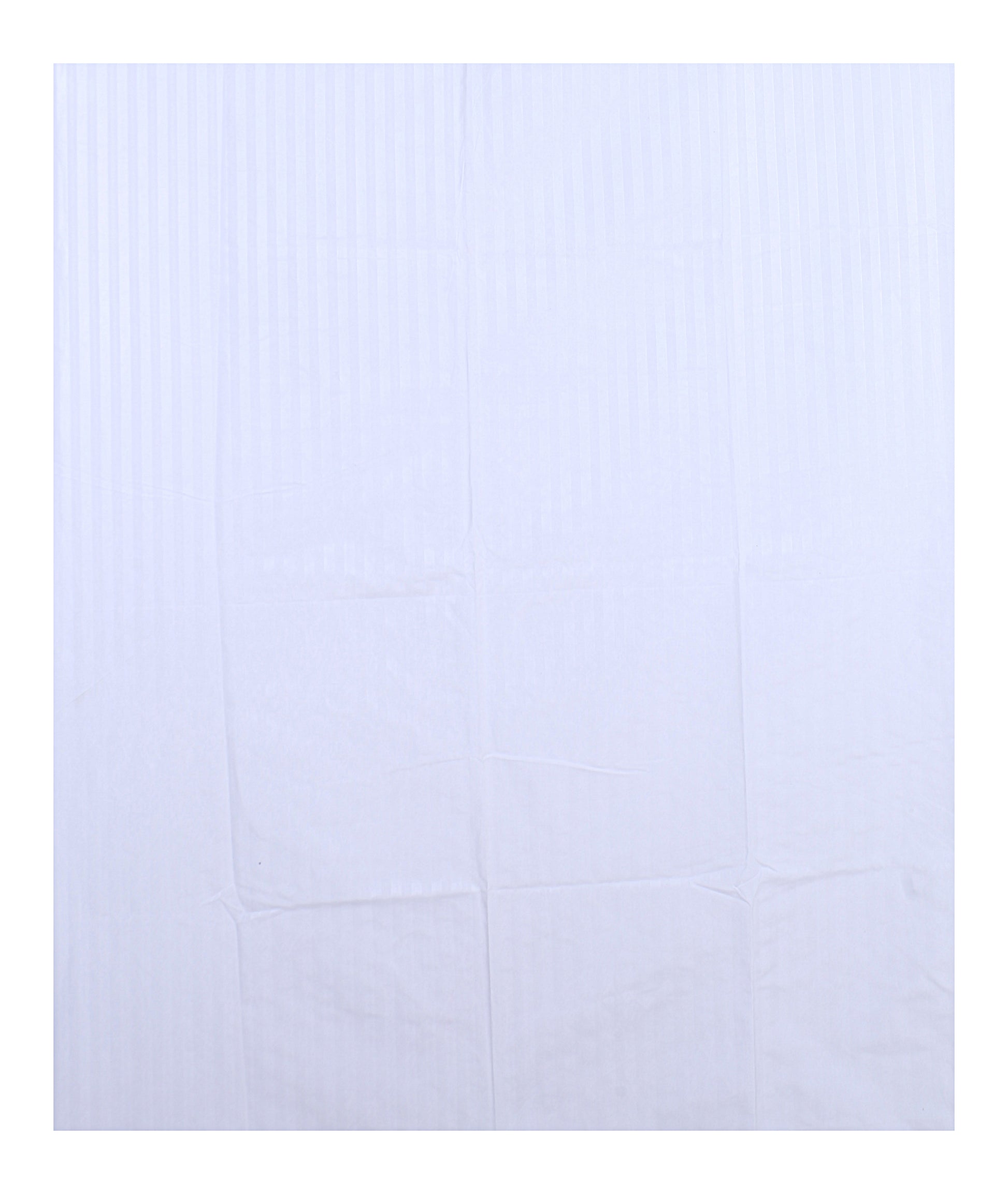 Siroki Bond White Solid Cotton Double Bedsheet