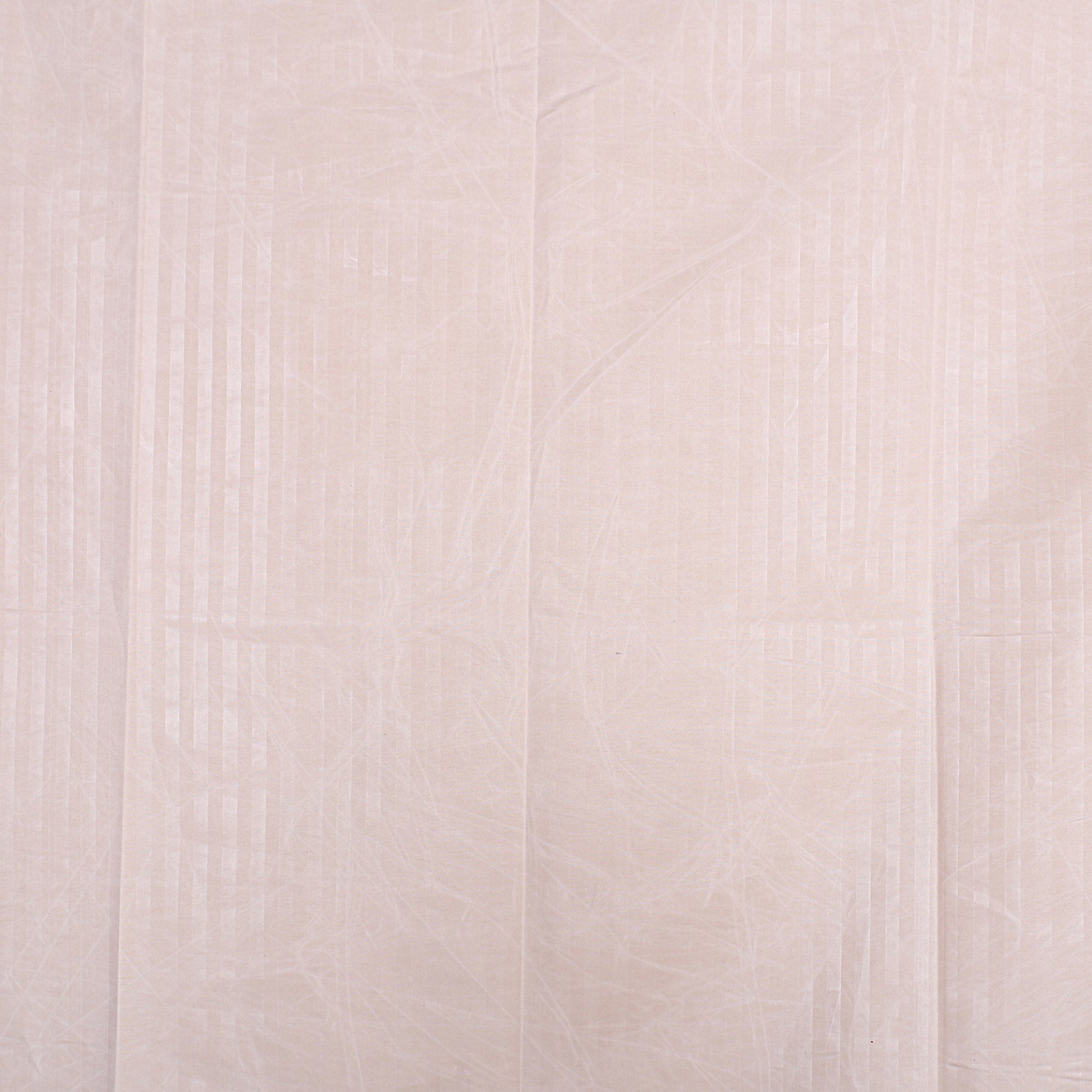 SIROKI BOND Beige Solid Cotton Single Bedsheet