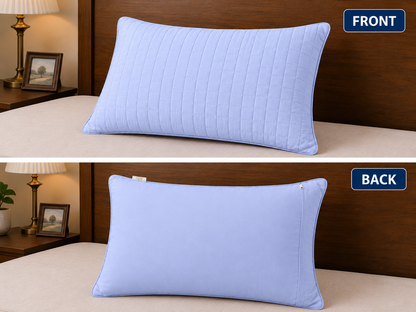 Siroki Bond Solid Quilted Sleeping Pillow Cover (17X27) – Lavendar