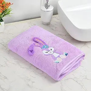 Siroki Bond Premium Pure Microfiber Bunny Design Bath Towel