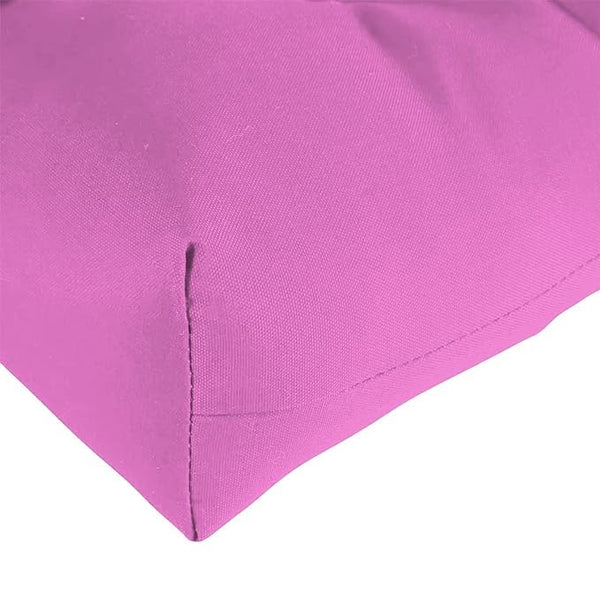 Siroki Bond Purple Solid Microfiber Sitting Box Chair Pad