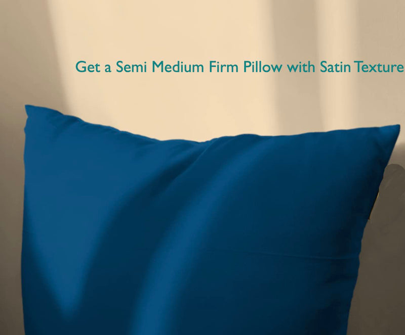 Siroki Bond Dark Blue Solid Cushions Pack of 2