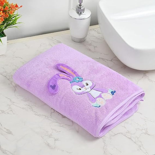 Siroki Bond Bunny Design Premium Pure Microfiber Bath Towel