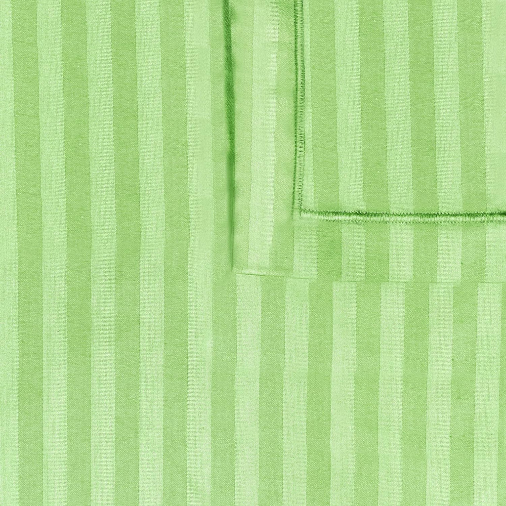 Siroki Bond Olive Green Solid Cotton Double Bedsheet