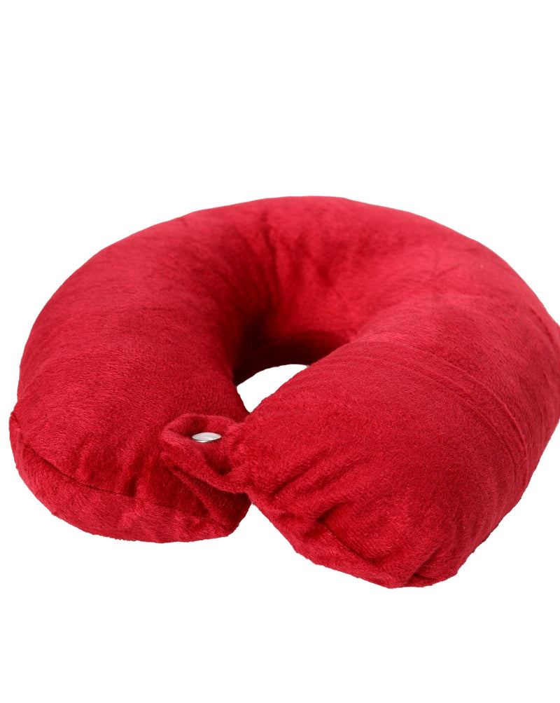 Siroki Bond Velvet Red Neck/Travel Pillow