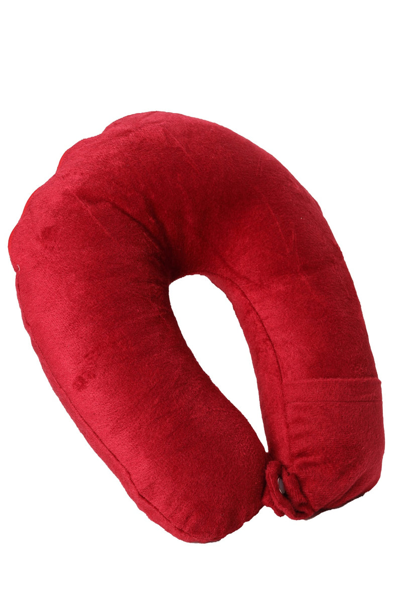 Siroki Bond Velvet Red Neck/Travel Pillow