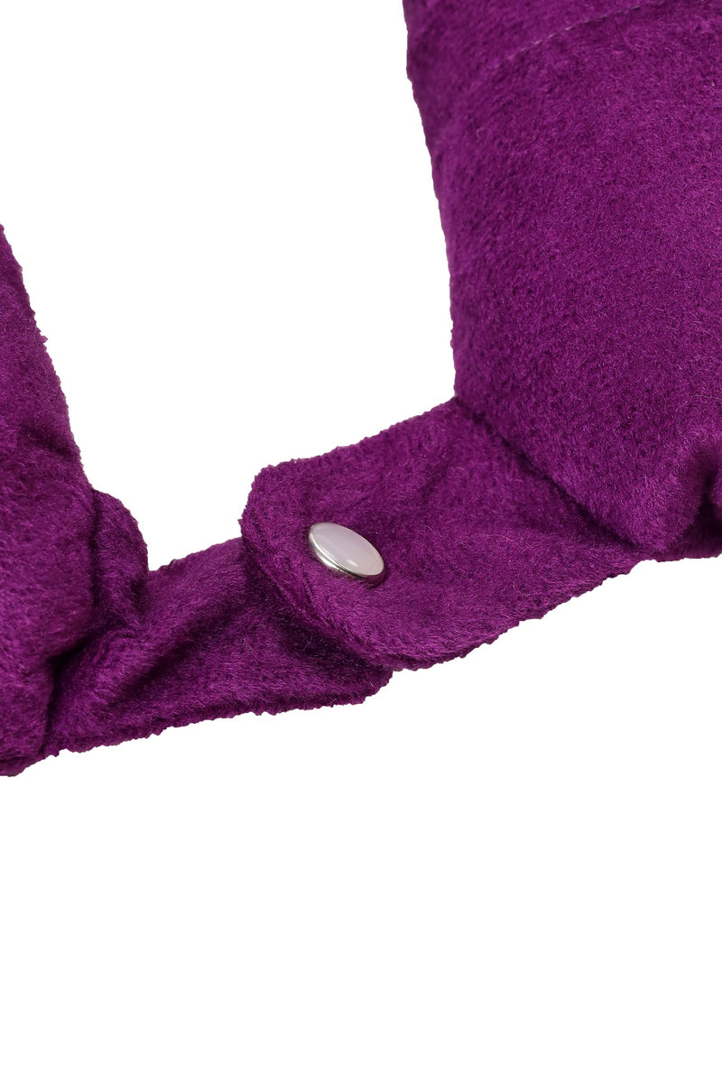 Siroki Bond Velvet Purple Neck/Travel Pillow