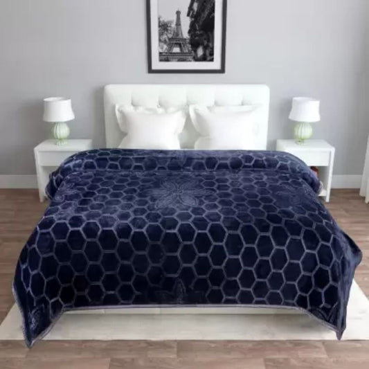 Siroki Bond Printed Double Bed Heavy winter Mink Blanket