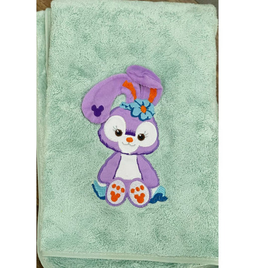 Siroki Bond Premium Pure Microfiber Bunny Design Bath Towel