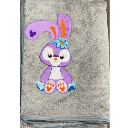 Siroki Bond Premium Pure Microfiber Bunny Design Bath Towels