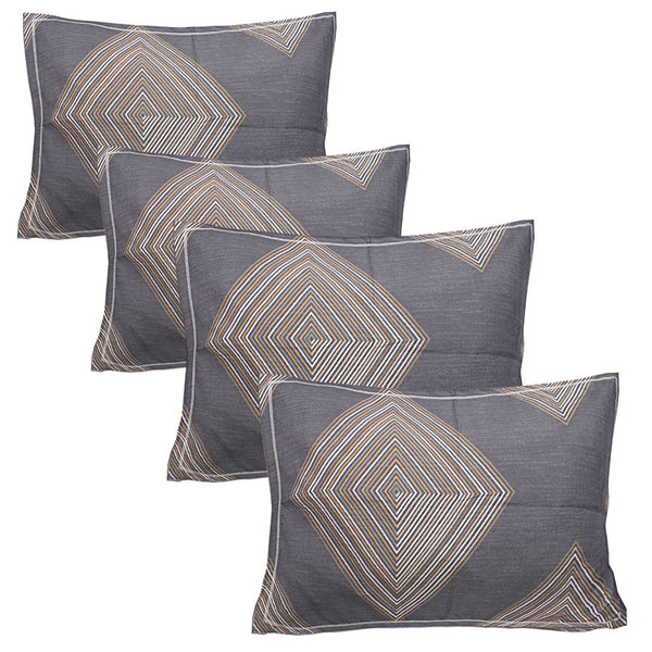 Siroki Bond Premium Printed Cotton Pillow Cover (17*27)