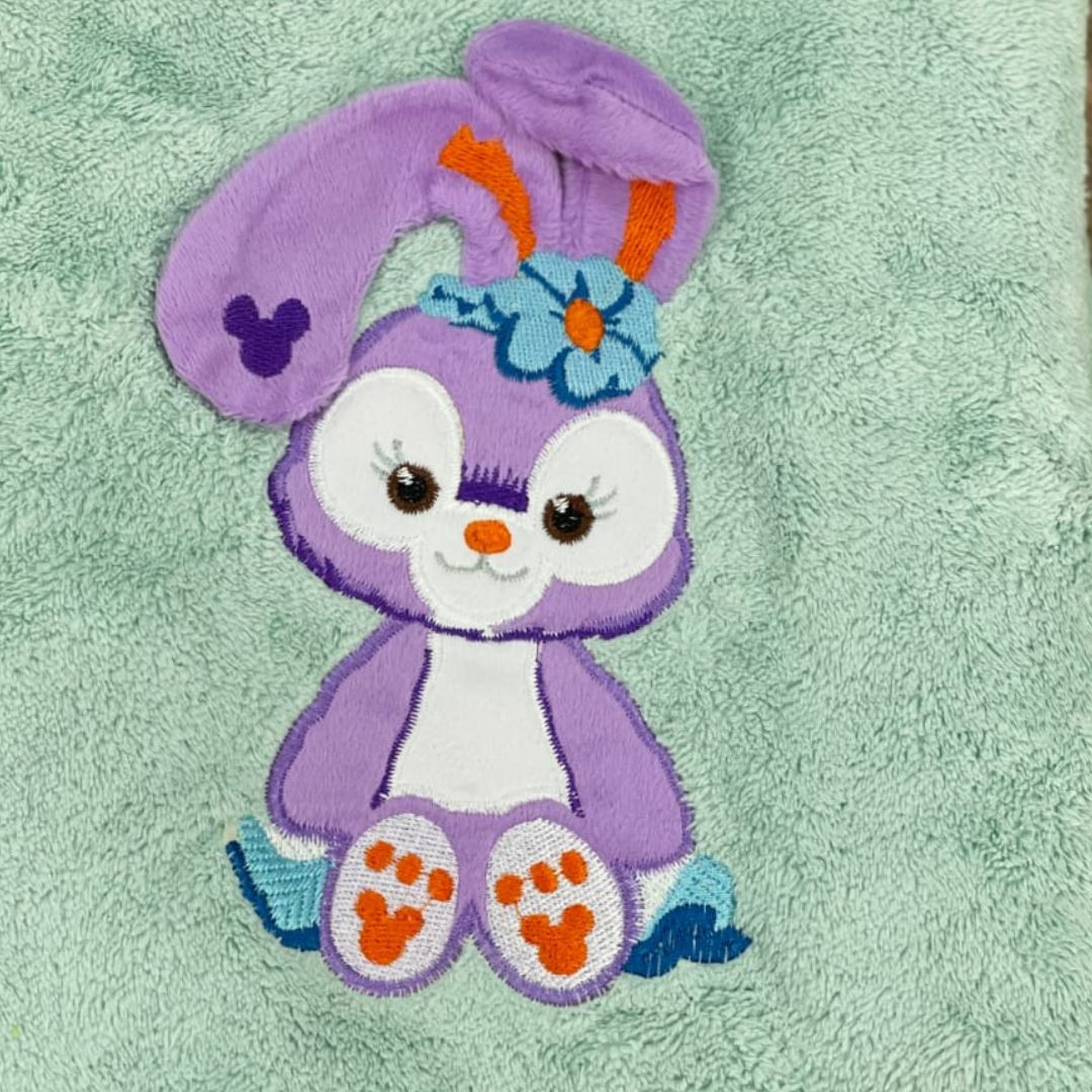 Siroki Bond Premium Pure Microfiber Bunny Design Bath Towel