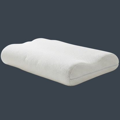 Siroki Bond Memory Foam Contour Sleeping Pillow (White)