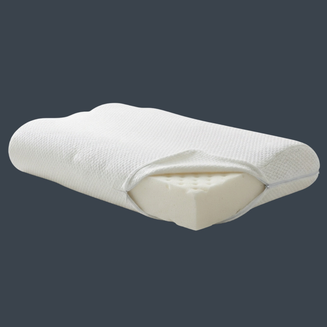 Siroki Bond Memory Foam Sleeping Pillow (White)