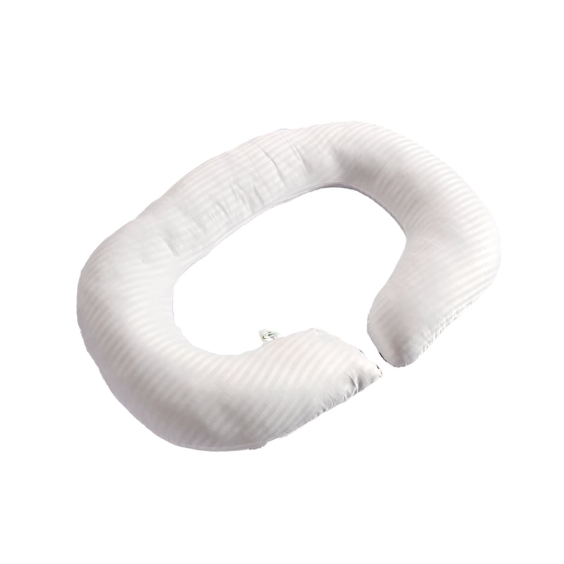 Siroki Bond C-shape White Pragnancy Pillow with Cover