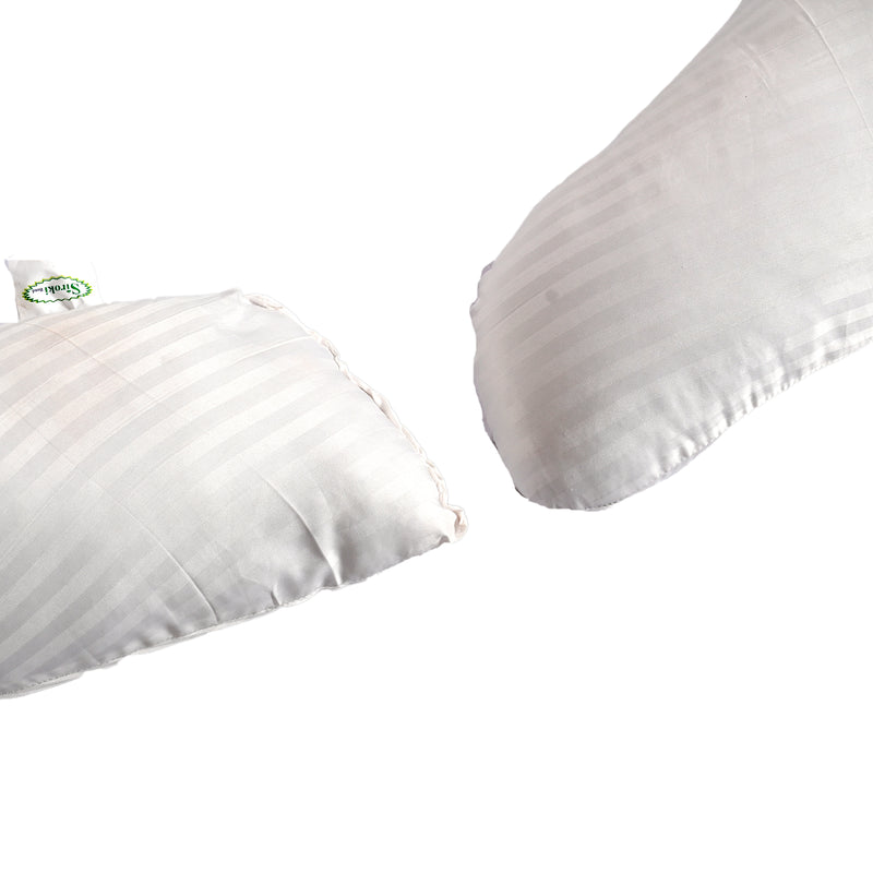 Siroki Bond C-shape White Pragnancy Pillow with Cover