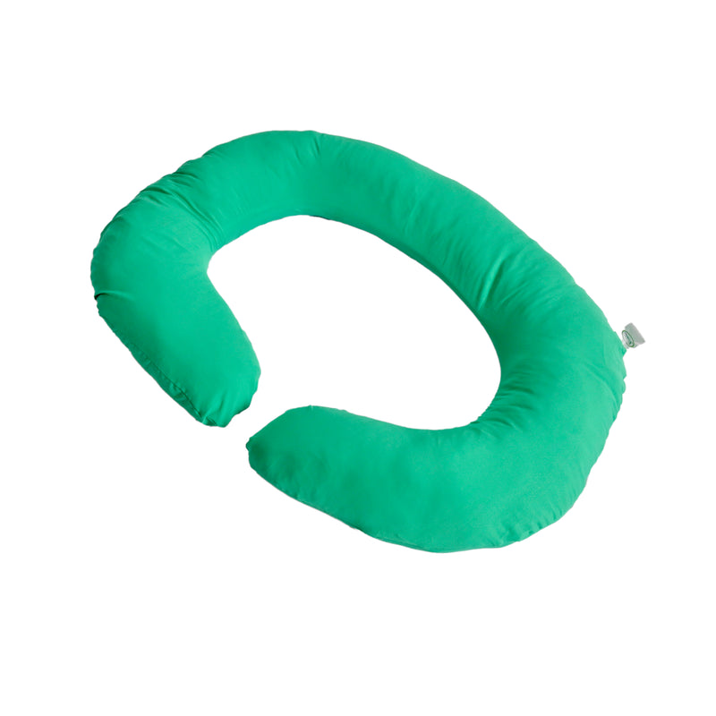 Siroki Bond C-shape Green Pragnancy Pillow with Cover